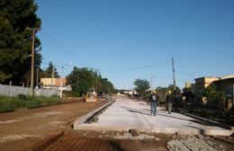 Pavimentación de la Avenida Alessandro